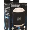 LoveBotz 10X Cyber Stroke Rechargeable Vibrating Stroker - Black