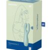 Satisfyer Threesome 3 Rechargeable Silicone Stimulator - Mint
