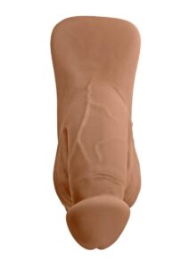 Gender X TPE Packer Dildo 4in - Caramel