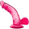 B Yours Sweet N` Hard 8 Dildo with Balls 6.5in - Pink
