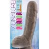 Au Naturel Sensa Feel Dildo with Suction Cup 9in - Chocolate
