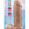 Au Naturel Dildo with Suction Cup 9.5in - Caramel