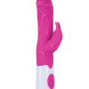 Energize Her Bunny Rabbit Massager Dual Motors Silicone Vibrator - Pink