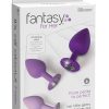 Fantasy For Her Her Little Gems Trainer Set Anal Kit 3 Training Size Plugs Waterproof Silicone - Purple