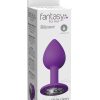Fantasy For Her Her Little Gem Small Plug Anal Plug Silicone Waterproof Purple