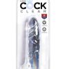 King Cock Dildo 6in - Clear