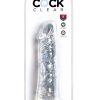 King Cock Dildo 8in - Clear