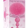 The 9`s - Cottontails Silicone Beaded Bunny Tail Butt Plug - Pink