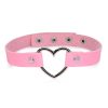 Master Series Heart Choker Necklace - Pink