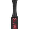 Ouch! Leather Paddle Slave - Black