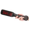 Ouch! Leather Paddle Slave - Black