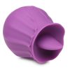 Inmi Bloomgasm Wild Violet 10x Silicone Rechargeable Licking Clit Stimulator - Violet