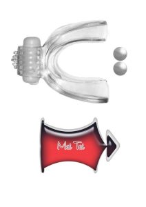 Tongue Star Pleasure Tongue Vibrator - Clear