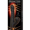 Princess Silicone Rechargeable Heat-Up Spinning Thruster - Black