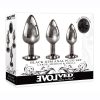 Black Gem Anal Plug Set (3 piece set)