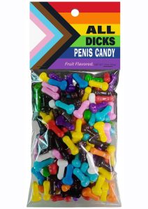 All Dicks Penis Candy Assorted Flavors 3.88oz