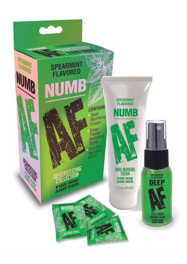 Numb AF Kit Spearmint Flavor (Set of 3)