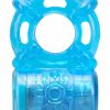 Stay Hard Rechargeable 5 Function Cock Ring - Blue