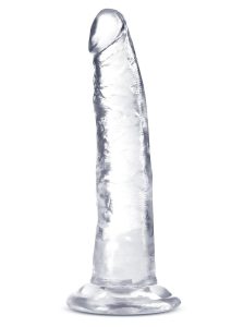 B Yours Plus Lust n` Thrust Realistic Dildo 7.5in - Clear