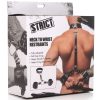 Strict Adjustable Neck to Wrist Restraints - Black
