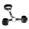 Strict Adjustable Neck to Wrist Restraints - Black