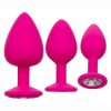Cheeky Gems Silicone Anal Training Kit - Pink