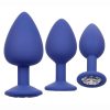 Cheeky Gems Silicone Anal Training Kit - Purple