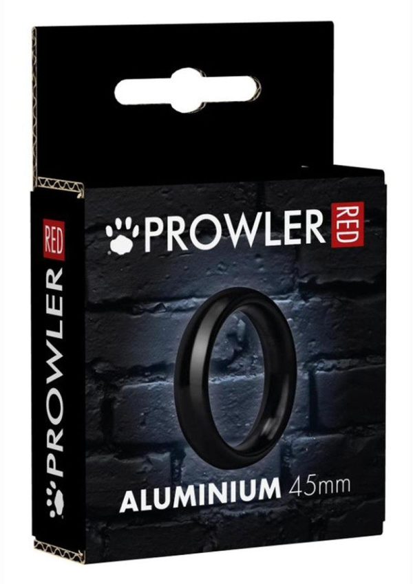 Prowler Red Aluminum Cock Ring 45mm - Black