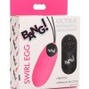 Bang! 28X Swirl Rechargeable Silicone Egg with Remote Control - Pink