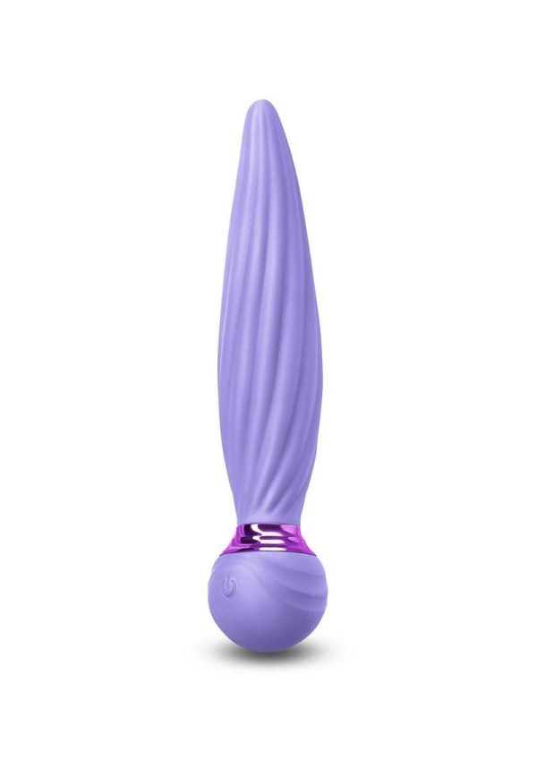 Sugar Pop Twist Rechargeable Silicone Vibrator - Purple