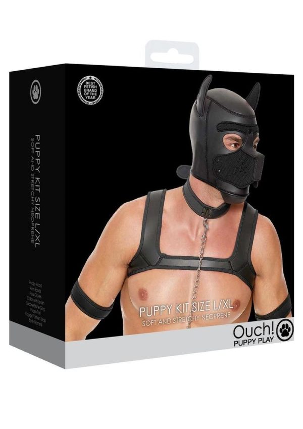 Ouch! Neoprene Puppy Kit L/XL - Black