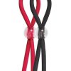 Enhancer Silicone Cockties - Red/Black