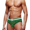 Prowler Fall/Winter 2022 Christmas Tree Brief - XLarge - Green/Rainbow