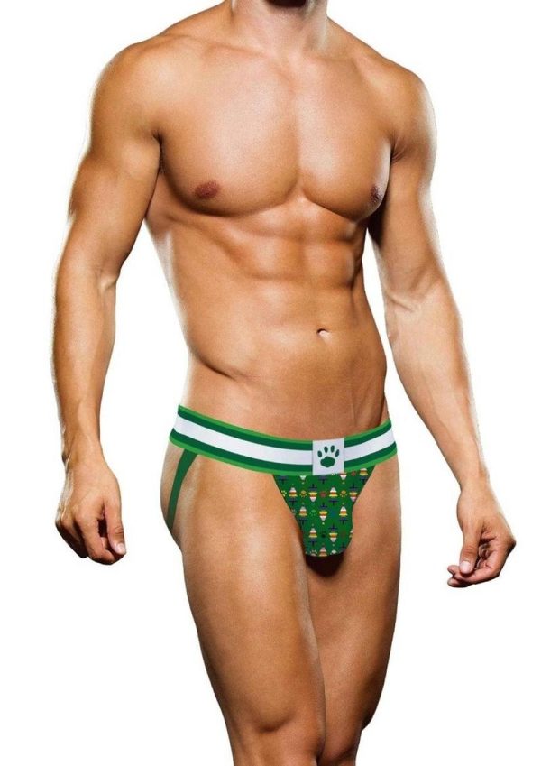 Prowler Fall/Winter 2022 Christmas Tree Jock - XSmall - Green/Rainbow