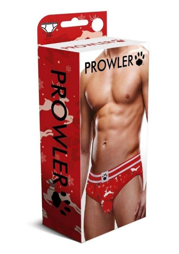 Prowler Fall/Winter 2022 Reindeer Brief - Large - Red/Black