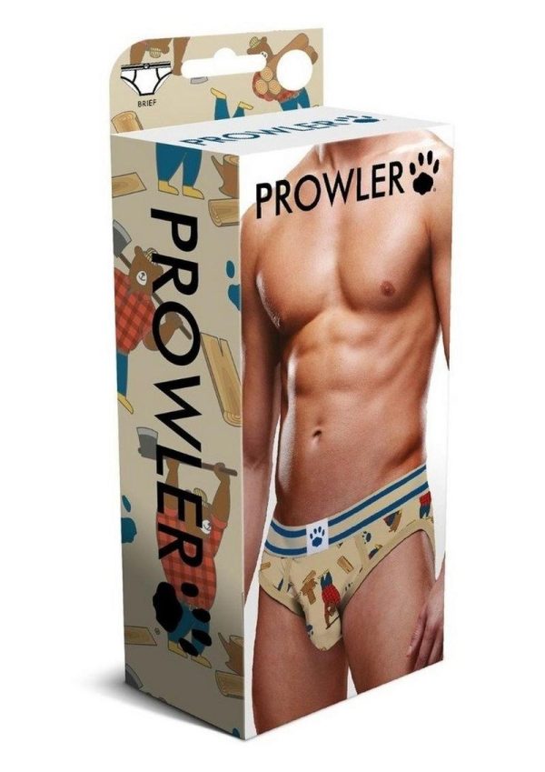 Prowler Fall/Winter 2022 Lumberbear Brief - XSmall - Brown/Blue