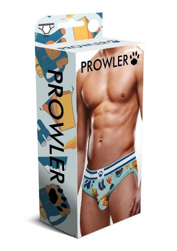 Prowler Fall/Winter 2022 Autumn Scene Brief - Small - Blue/Orange