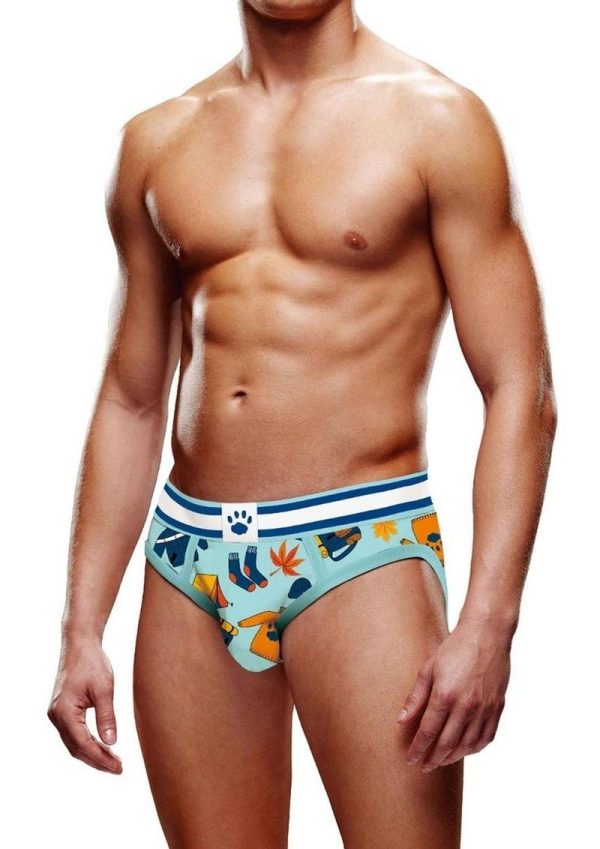 Prowler Fall/Winter 2022 Autumn Scene Brief - Large - Blue/Orange