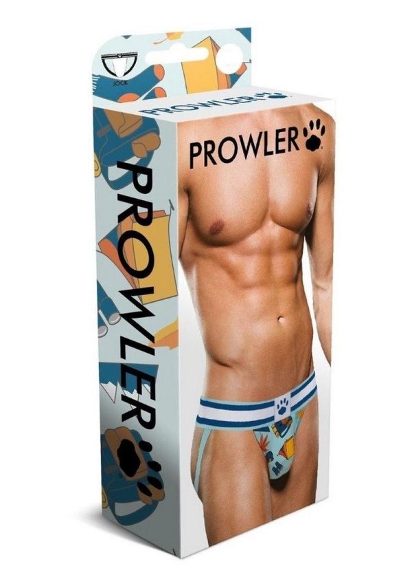 Prowler Fall/Winter 2022 Autumn Scene Jock - Small - Blue/Orange