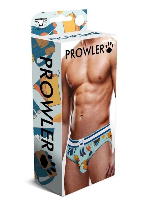 Prowler Fall/Winter 2022 Autumn Scene Open Brief - Small - Blue/Orange