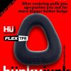 Hunkyjunk Zoid Trapezoid Lifter Cockring - Tar Ice