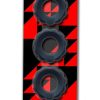 Hunkyjunk HUJ Cockrings (3 Pack) - Tar Ice