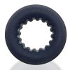 Oxballs Axis Rib Griphold Cockring - Black Ice