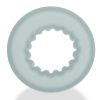 Oxballs Axis Rib Griphold Cockring - Clear Ice