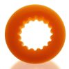 Oxballs Axis Rib Griphold Cockring - Orange Ice