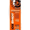 Oxballs Oxshot Silicone Butt Nozzle Shower Hose and Cock Ring 6in - Black/Blue