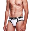 Prowler White/Black Brief - XLarge