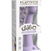 Dillio Platinum Secret Explorer Silicone Dildo 6in - Lavender