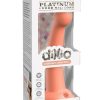 Dillio Platinum Secret Explorer Silicone Dildo 6in - Orange