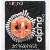Alpha Liquid Silicone All Star Ring - Orange